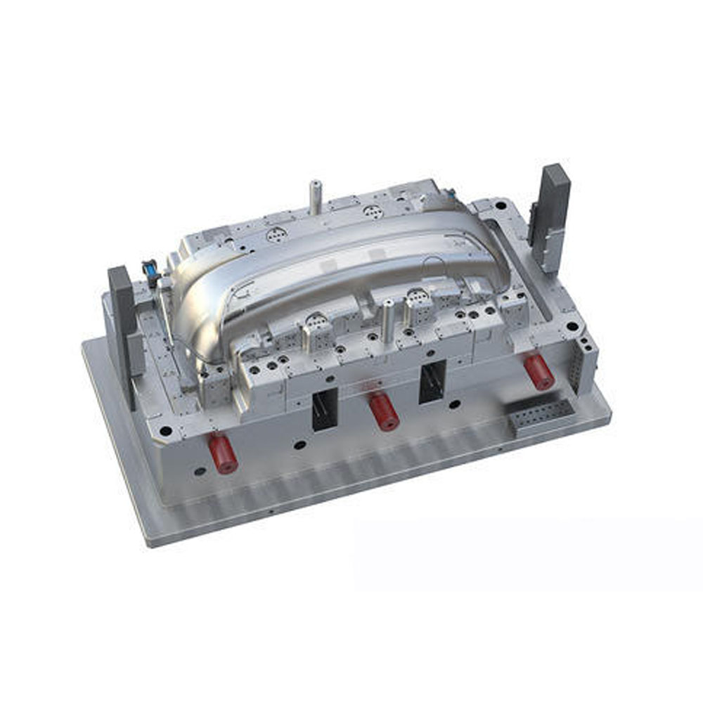 Plastic trash can mold base